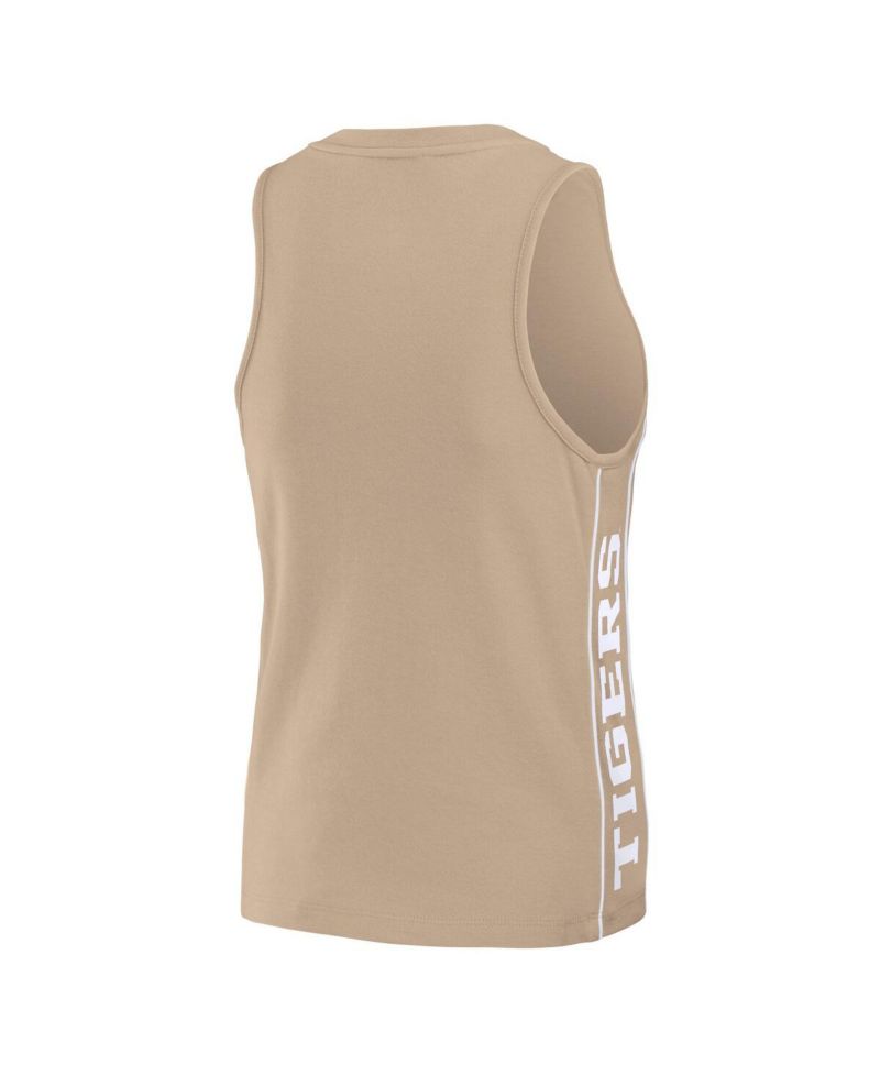 Women's Tan Detroit Tigers Tonal Tank Top