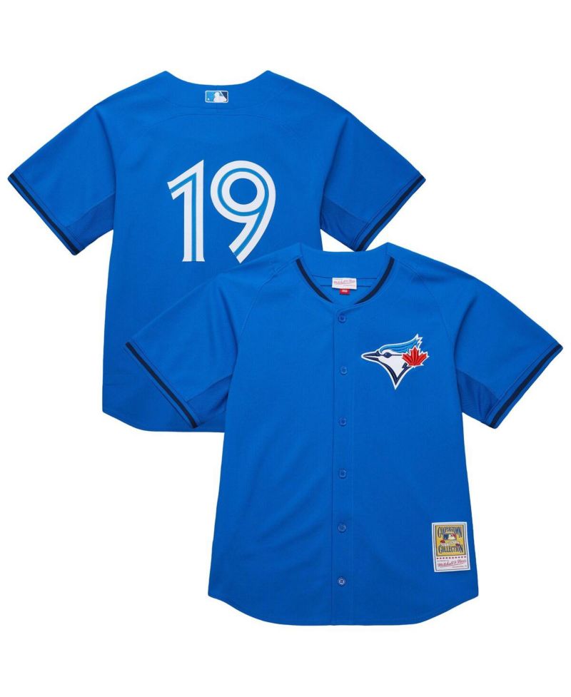 Men's Jose Bautista Blue Toronto Blue Jays Authentic Batting Practice Jersey