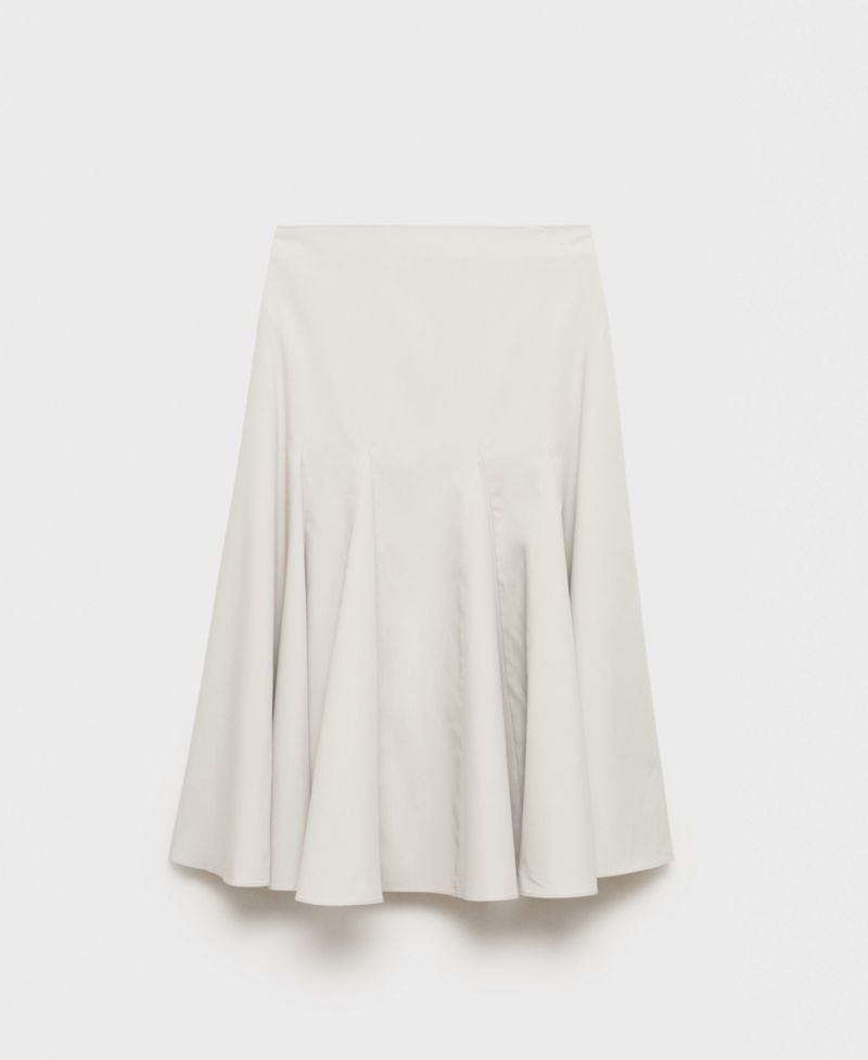 Women's Pleated Midi Skirt