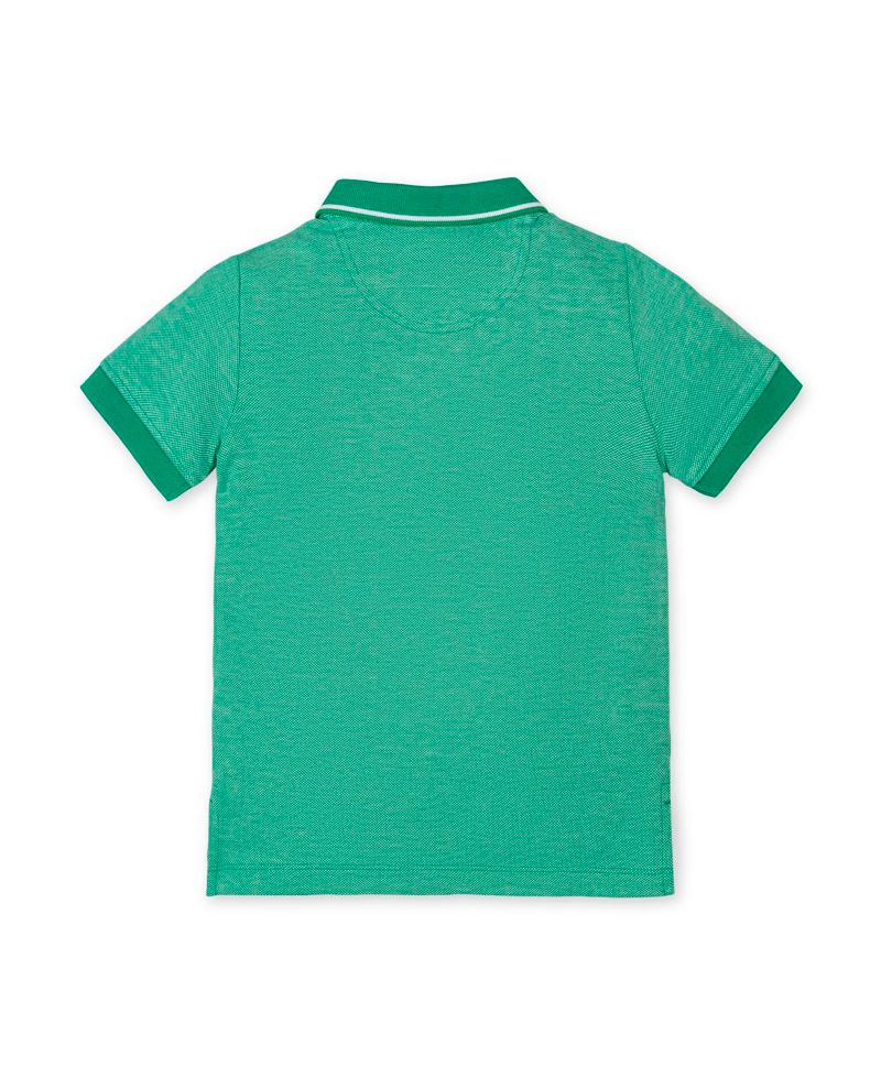 Hope and Henry Little and Big Boys' Organic Short Sleeve Knit Pique Polo Shirt