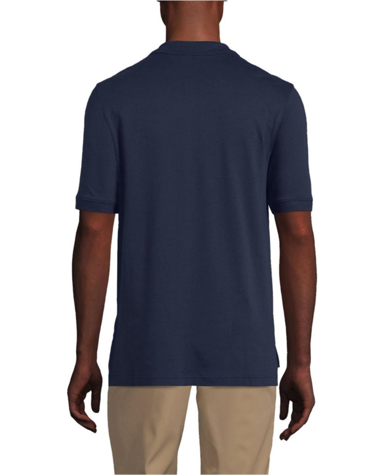School Uniform Men's Short Sleeve Interlock Polo Shirt