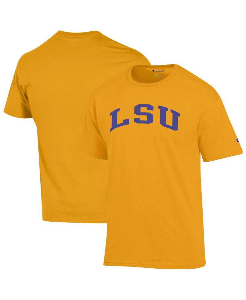 Men's Purple LSU Tigers Basic Arch T-Shirt