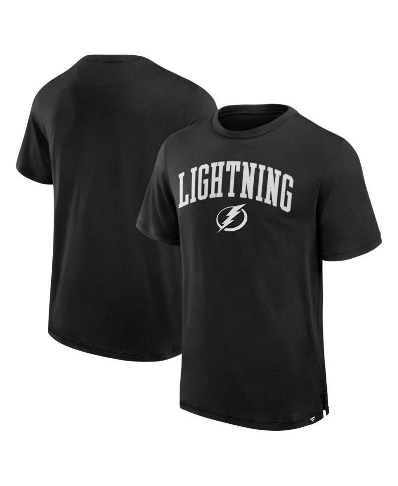 Men's Black Tampa Bay Lightning Elevated Pima T-Shirt