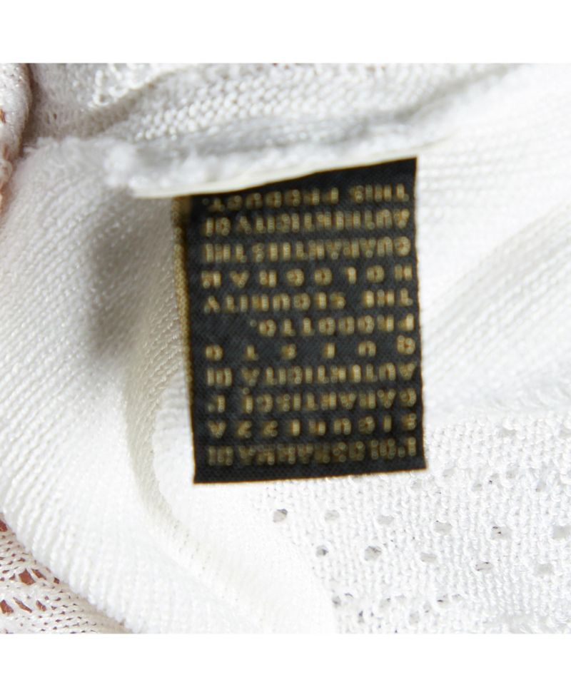 Women's Perforated Knit and Printed Silk Sleeve Cardigan