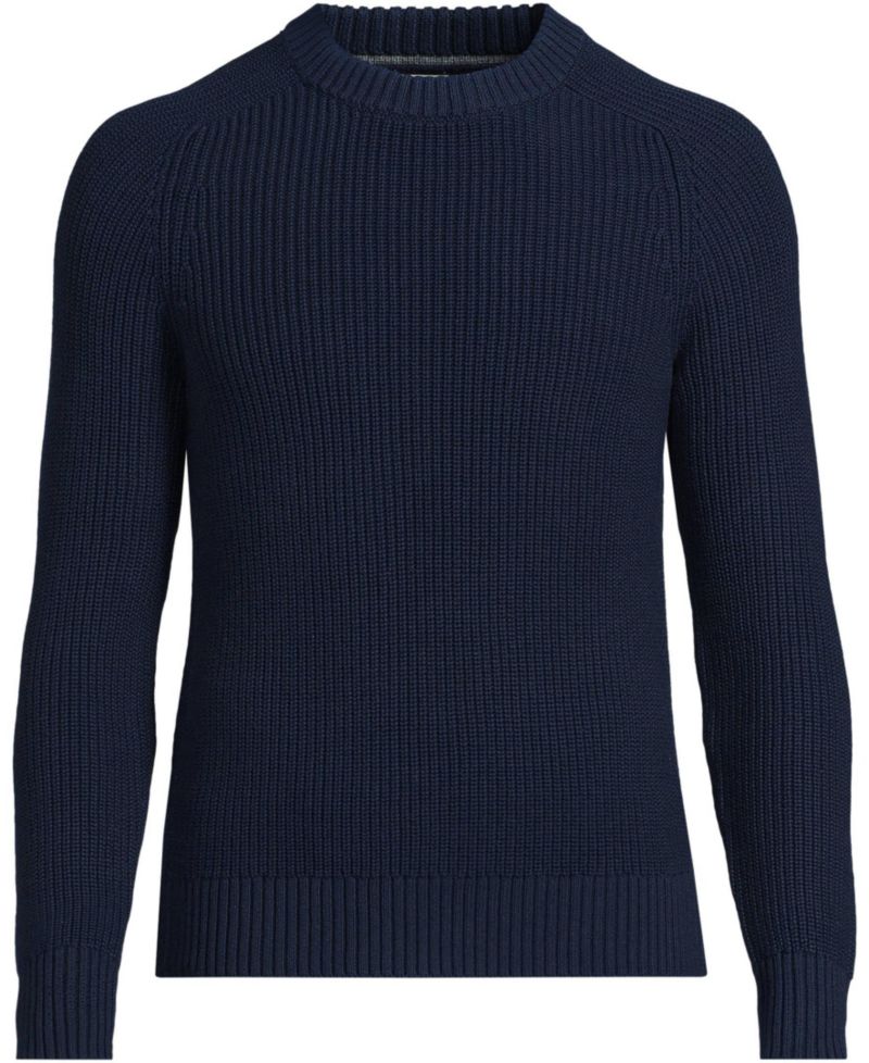 Men's Cotton Drifter Saddle Crewneck Shaker Sweater