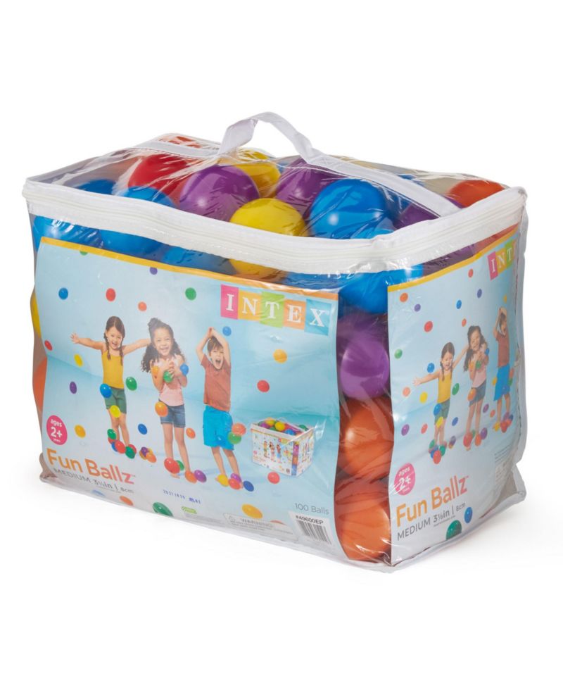 Fun Ballz Plastic Balls, 100-Piece Set