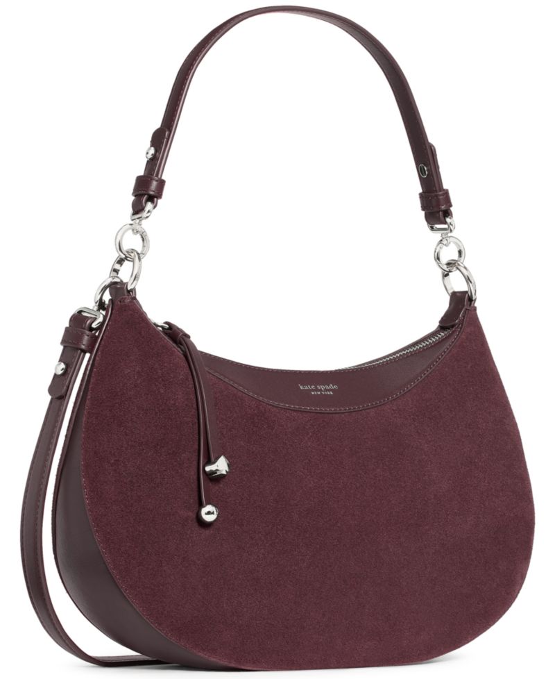 Liv Medium Suede Shoulder Bag