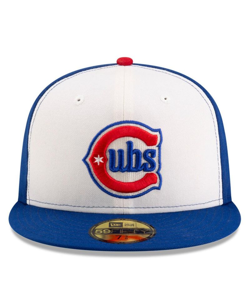 Men's White/Royal Chicago Cubs Alternate Authentic Collection On-Field 59FIFTY Fitted Hat