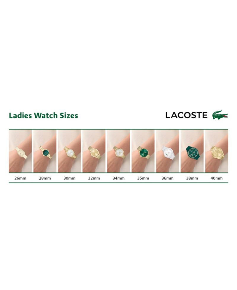 Women's Lacoste 12.12 Flow Pink Silicone Strap Watch 26mm