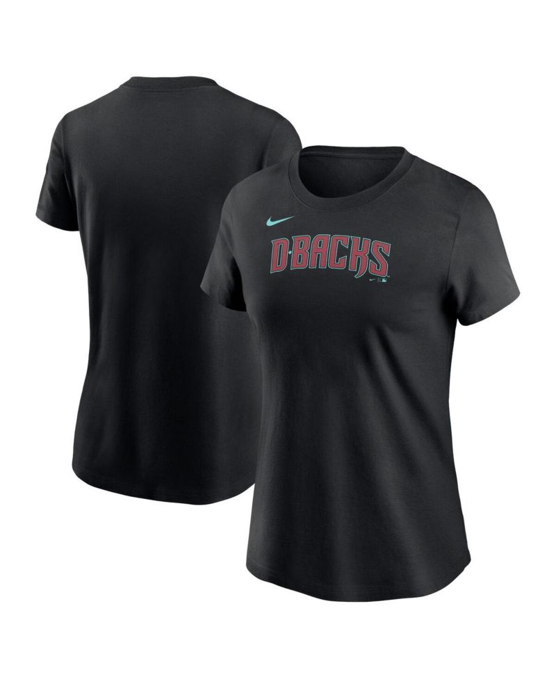 Women's Black Arizona Diamondbacks Wordmark T-shirt