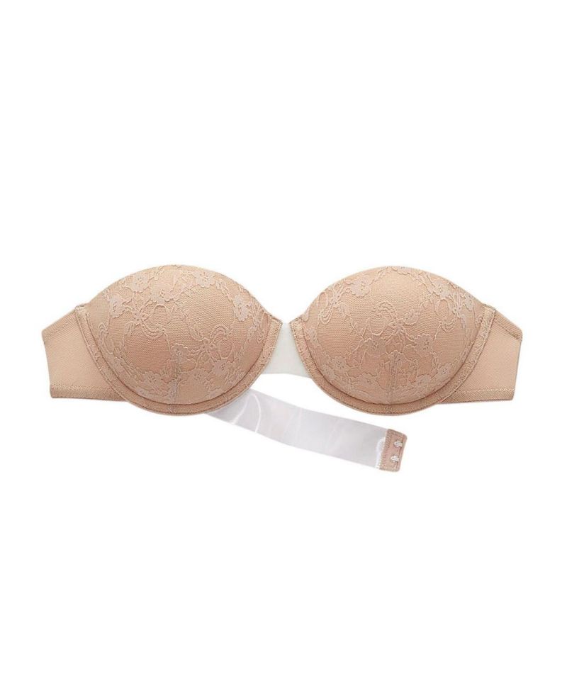 Women's Lace Accent Everyday Comfort Strapless Bra