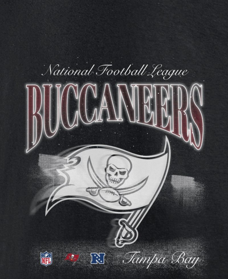 Men's Black Tampa Bay Buccaneers Nightfall Long Sleeve Fleece Hoodie