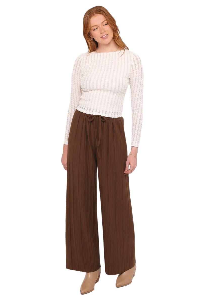Women's Davis Pleated Knit Pant