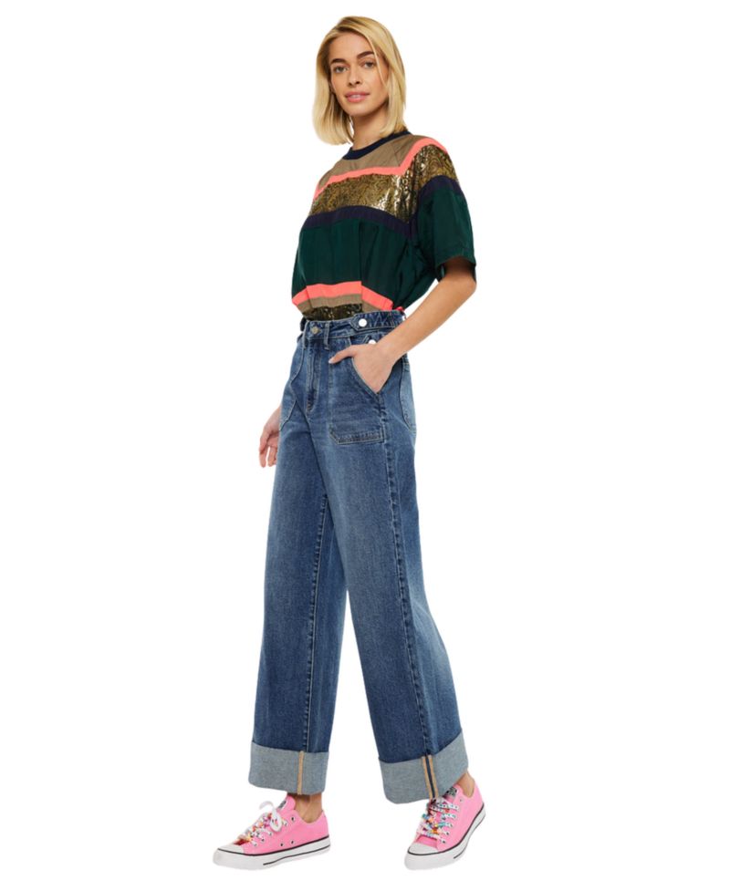 Women's Haylee Ultra High Rise 90's Wide Leg Jeans