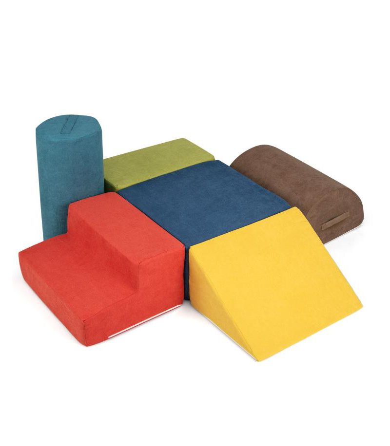 Foam Modular Climbing Blocks, 6-Piece Set