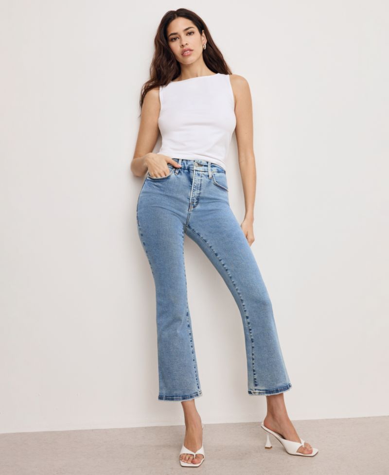 Women's Good Legs Cropped Mini Boot Jeans, Regular & Plus Size