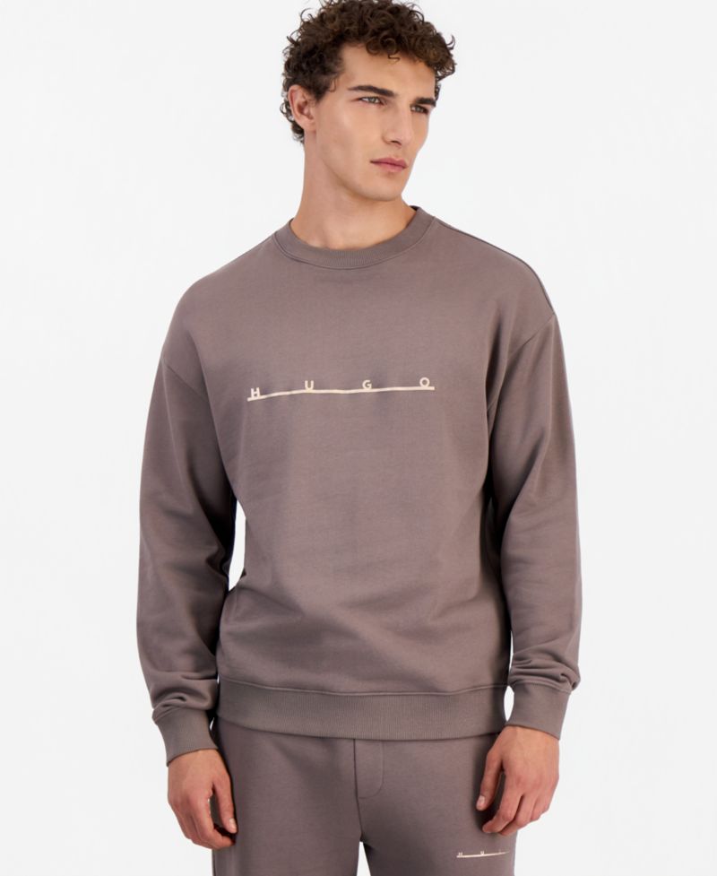 Men's Datrisweat Relaxed-Fit Graphic Crewneck Sweatshirt