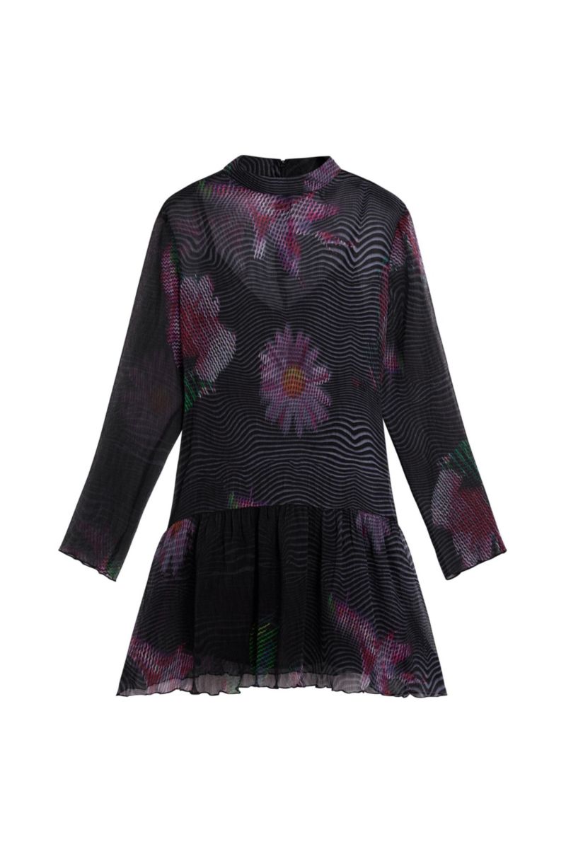 Women's Short Pixelated Tulle Dress