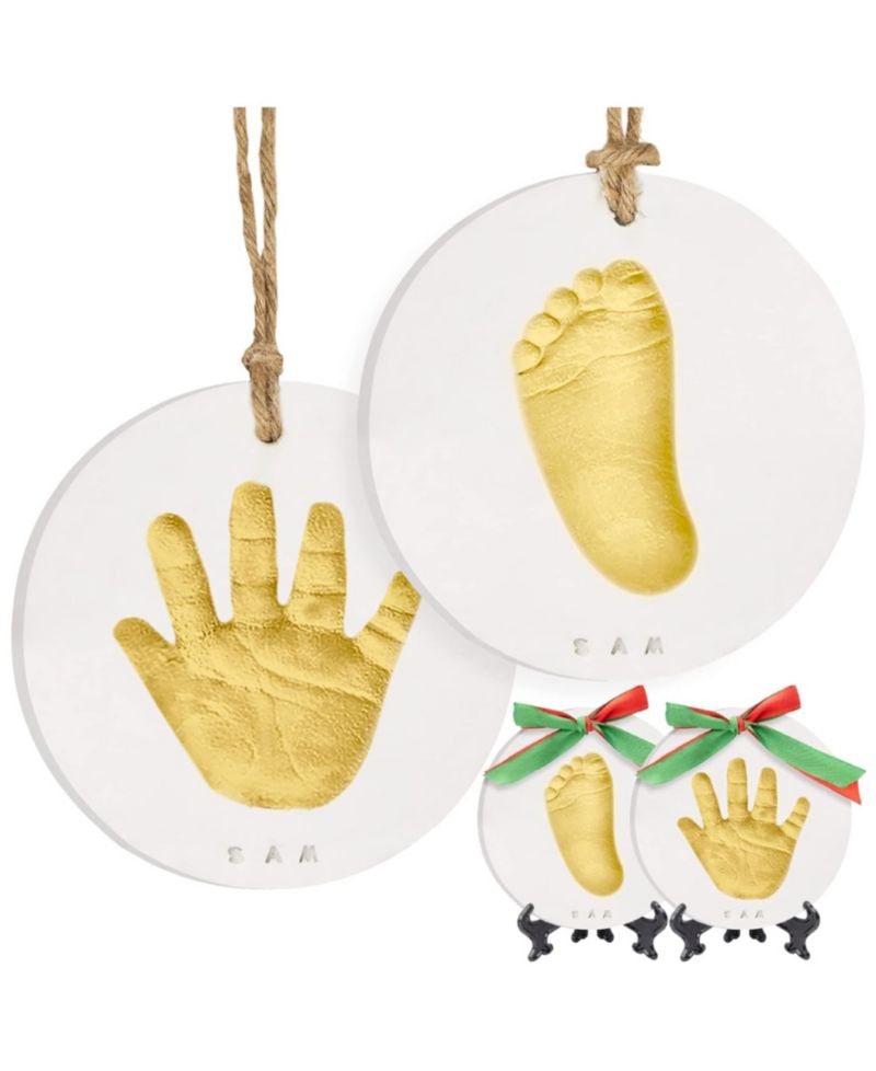 Cherish Baby Hand and Footprint Kit, Dog Paw Print Kit, Baby Handprint Ornament Kit for Newborn, Babies, Boys, Girls