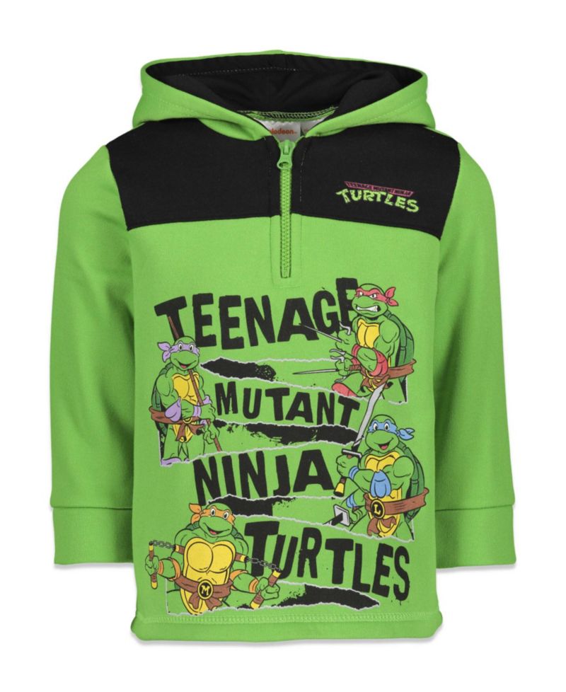Leonardo Michelangelo Raphael Half Zip Hoodie Toddler|Child Boys