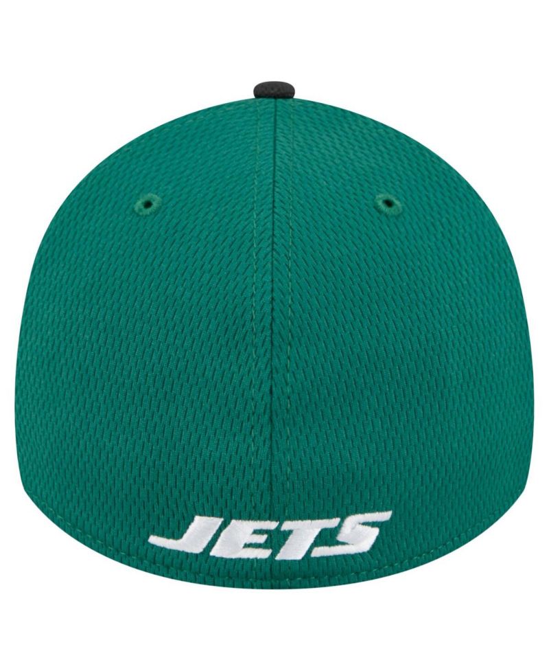 Men's Green New York Jets Visor Hit 39THIRTY Flex Hat