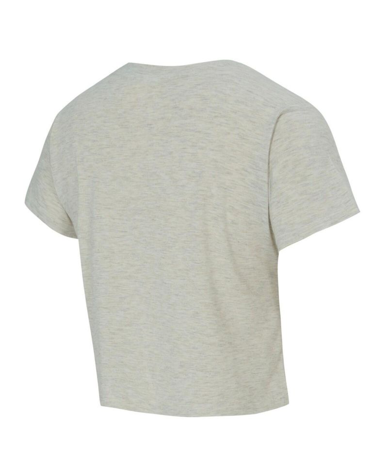 Women's Cream Houston Astros Birch Cropped T-Shirt