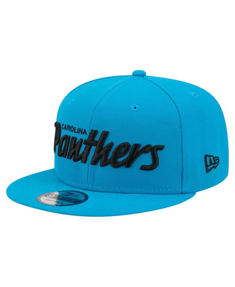Men's Blue Carolina Panthers Core Team Script 9FIFTY Snapback Hat