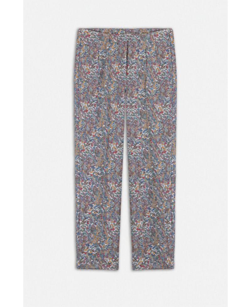 Women's Printed High Waist Trousers