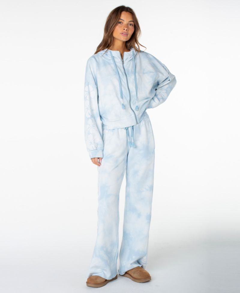 Women's Fringing Reefs Graphic Zip-Front Hoodie