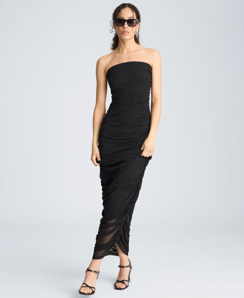 Women's Strapless Midi Dress