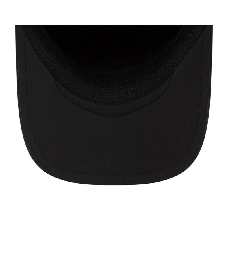 Men's Black Miami Marlins 2026 Batting Practice Apex 9FORTY Adjustable Trucker Hat