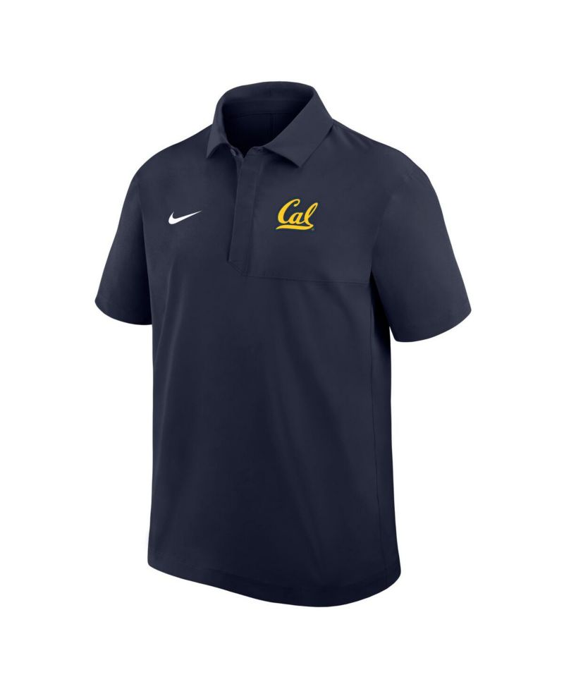 Men's Navy Cal Bears Woven Polo Shirt