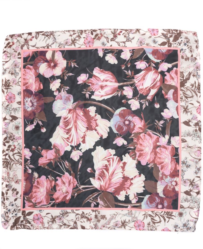 Statement Floral Bandana Scarf