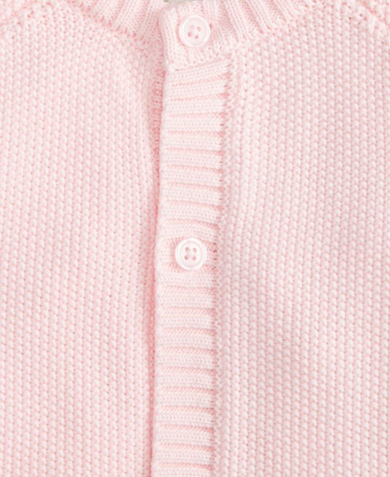 Baby Boys' or Baby Girls' Cotton Long-Sleeve Sweater Romper