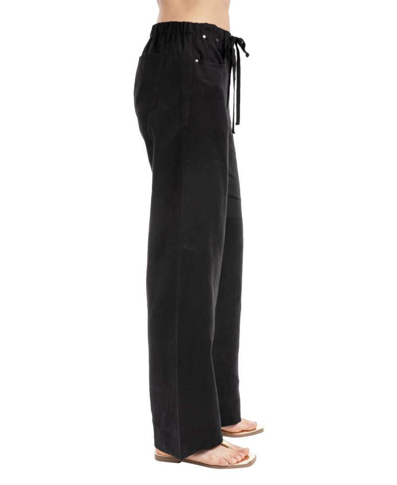 Women's Linen Drawcord Pant