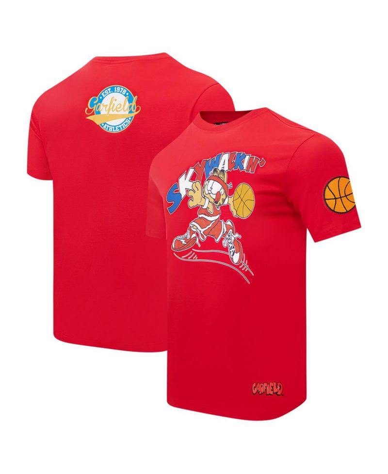 Men's Red Garfield Skywalkin' T-Shirt
