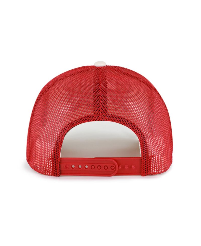 Men's Natural NC State Wolfpack Drawbridge Trucker Adjustable Hat