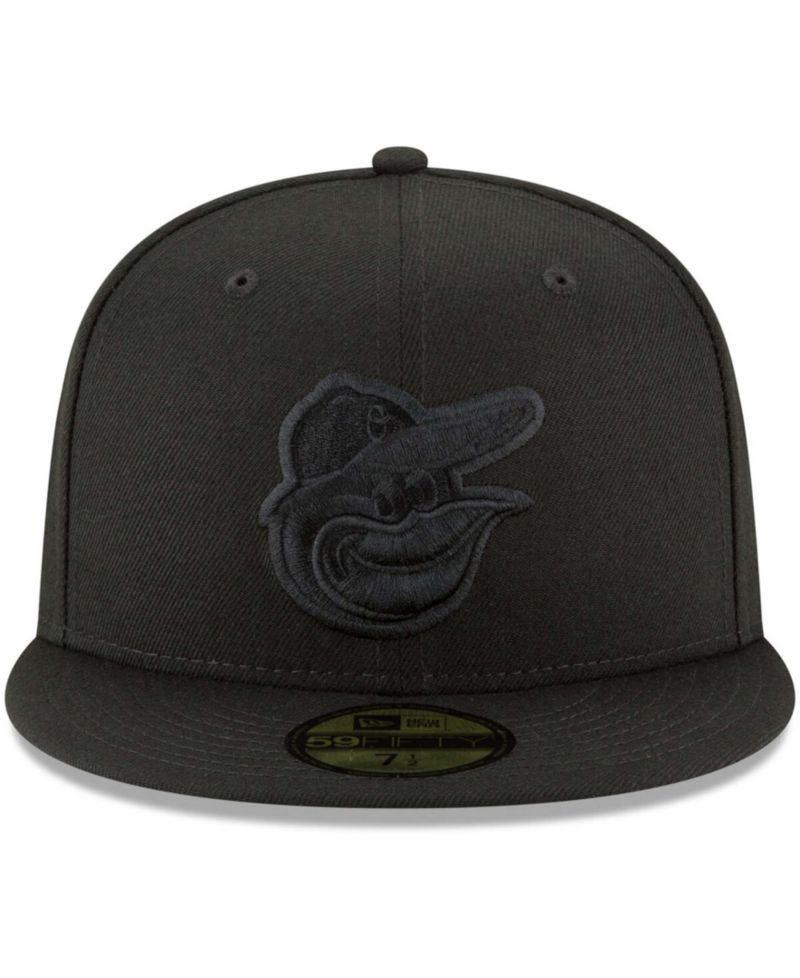 Men's Black Baltimore Orioles Primary Logo Basic 59FIFTY Fitted Hat