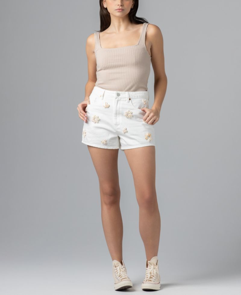 Women's Reeve Sea Shell Applique Detail High-Rise Shorts