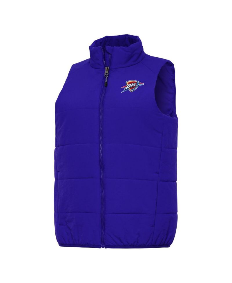 Women's Blue Oklahoma City Thunder Experience Full-Zip Vest