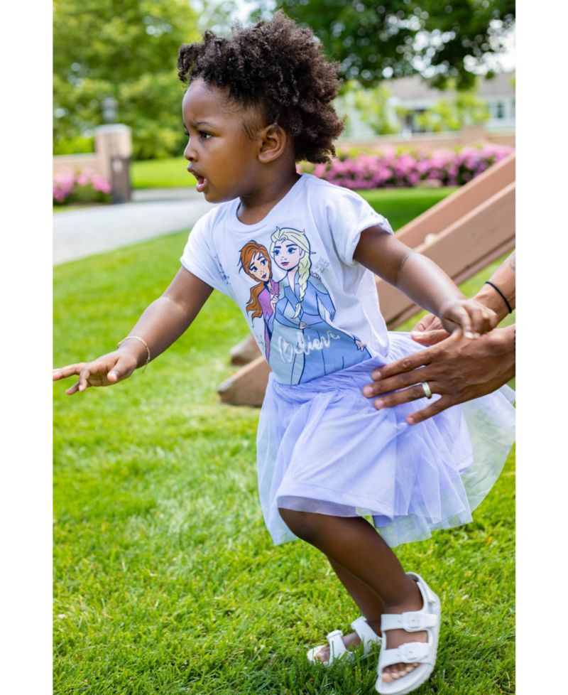 Girls Disney Princess Lion King Mermaid Moana Tulle Dress to (2T - 10-12