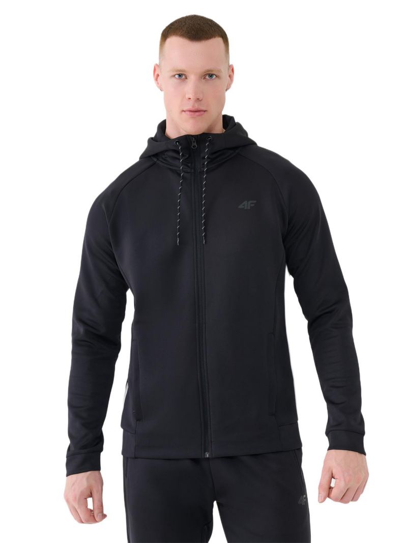 Men's Zipped Hooded Quick-Drying Training Sweatshirt