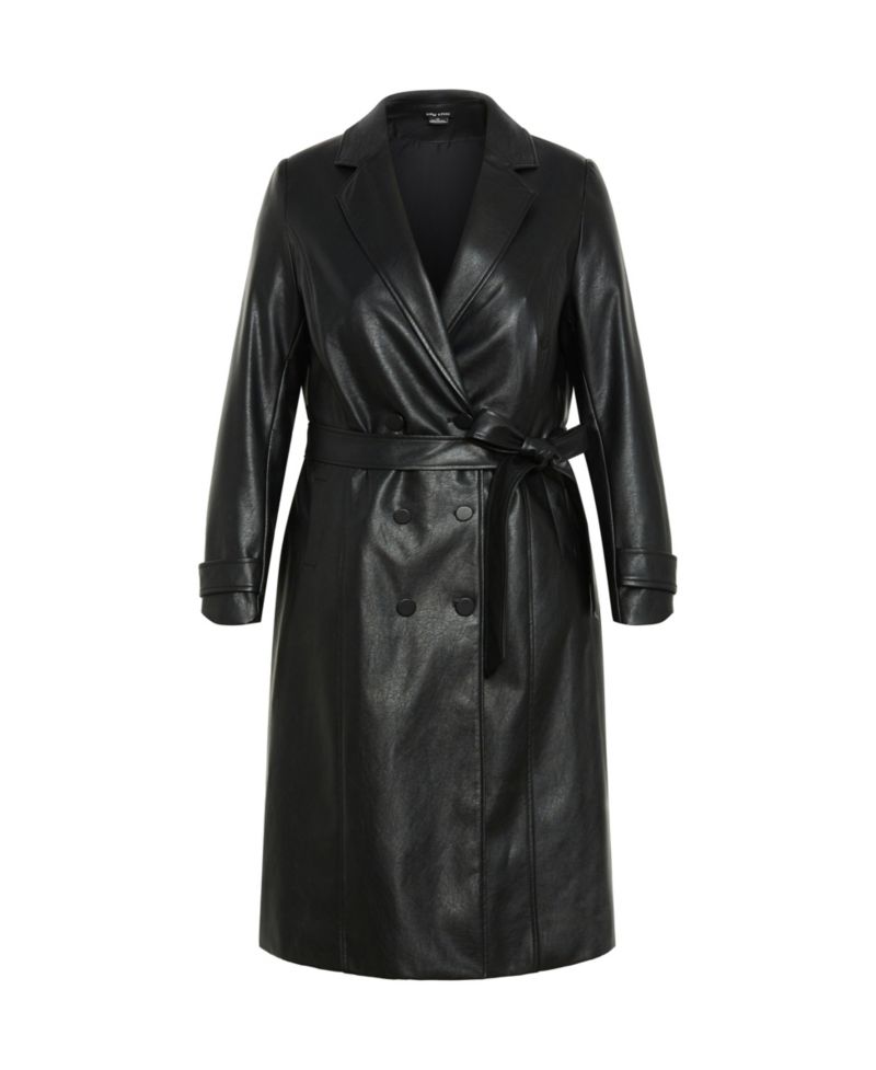 Plus Size Phylis Trench Coat