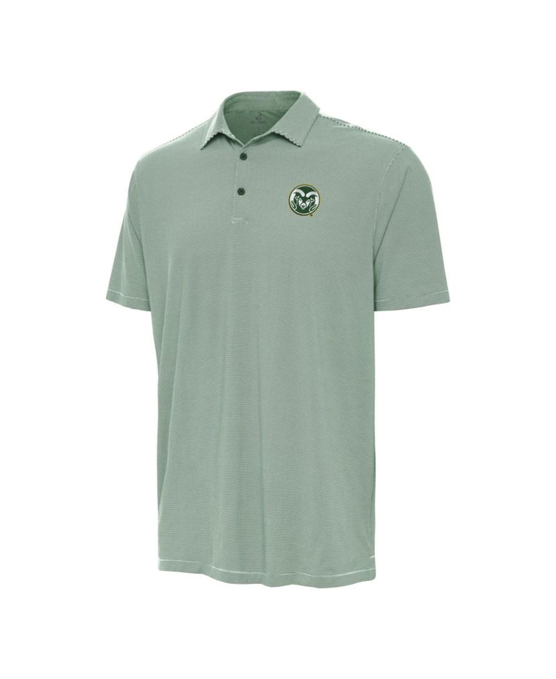 Men's Green Colorado State Rams Twine Polo Shirt