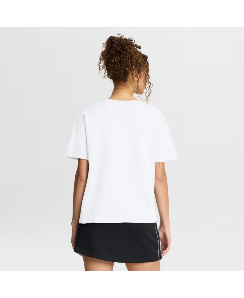 Women's White San Francisco 49ers Redzone Slub Boxy T-Shirt