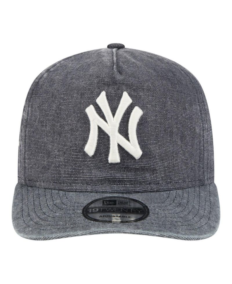 Men's Navy Heather New York Yankees Denim Classic 19TWENTY Adjustable Hat