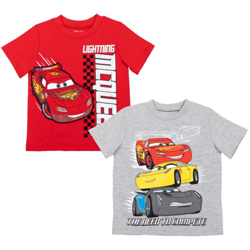 Toddler Boys 2T-5T Disney Mickey Mouse Toy Story Winnie the Pooh Lion Guard Moana Luca Firebuds 2 Pack T-Shirts