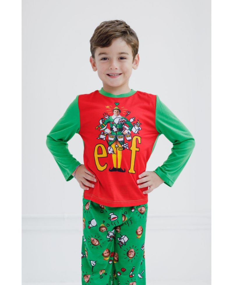Boys Pullover Pajama Shirt and Pants Sleep Set