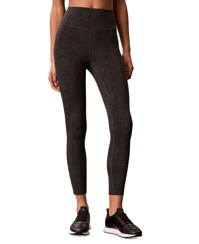 Women's Icon Sport 7/8 Snake-Print High-Rise Leggings