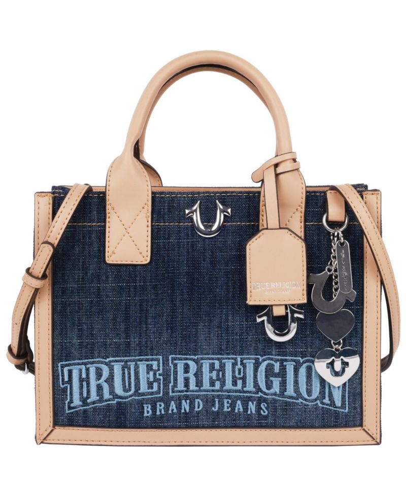 Bombe Logo Denim Tote